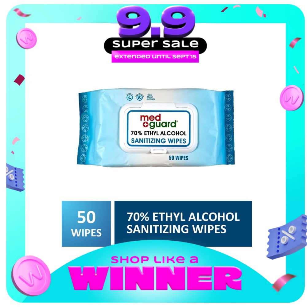 70% Ethyl Alcohol Sanitizing Wipes 50s image