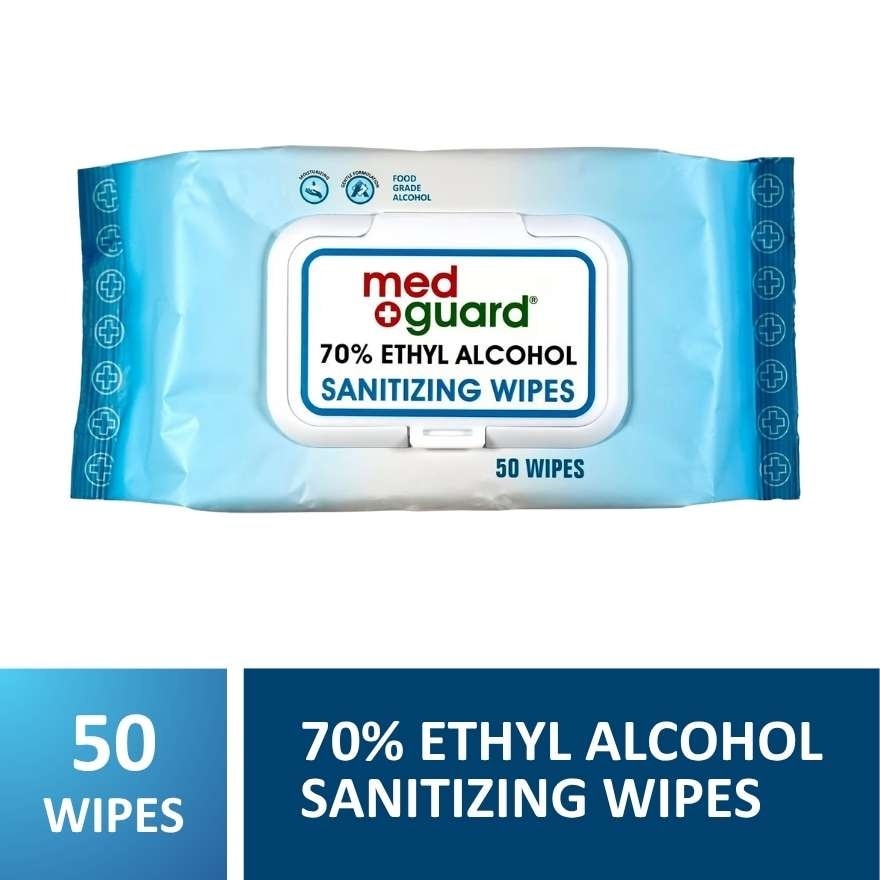 70% Ethyl Alcohol Sanitizing Wipes 50s