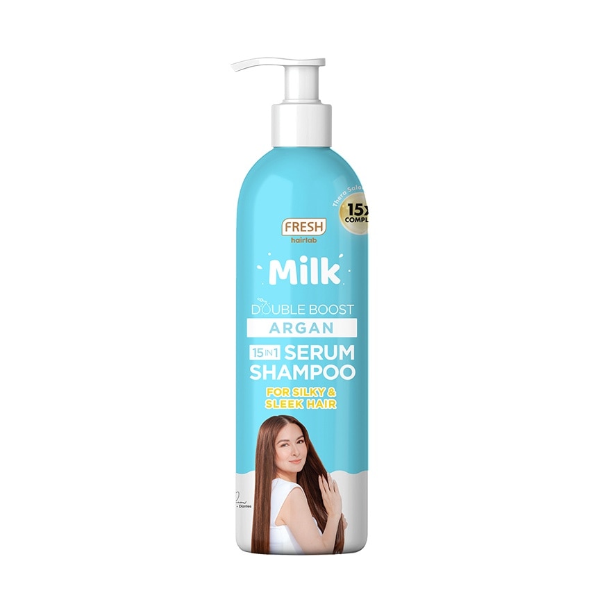 Hairlab Milk Double Boost Argan 15 in 1 Serum Shampoo 250ml
