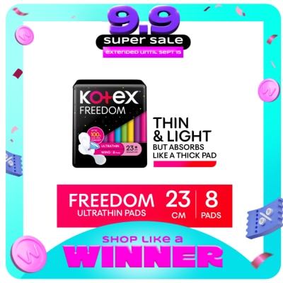 KOTEX - Freedom Ultrathin Wing 23cm Day 8s image