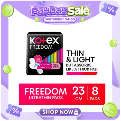 KOTEX Freedom Ultrathin Wing 23cm Day 8s image