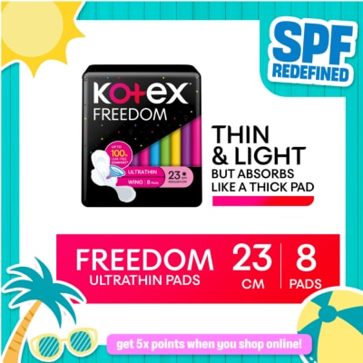 KOTEX - Freedom Ultrathin Wing 23cm Day 8s