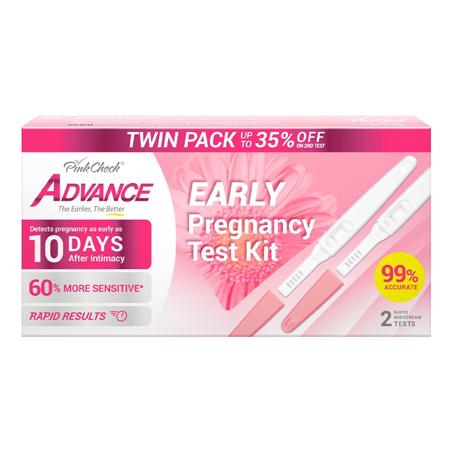 Advance Midstream Early Pregnancy Test Kit 2s