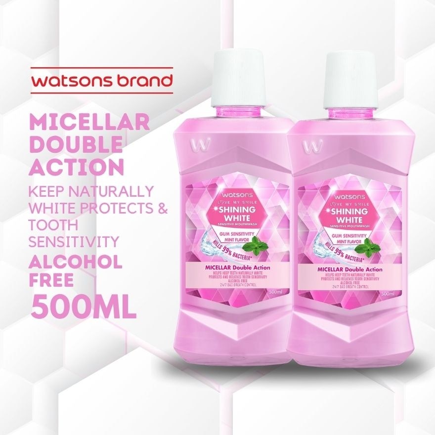 Love My Smile Shining White Gum Sensitivity Mint Flavor 500ml