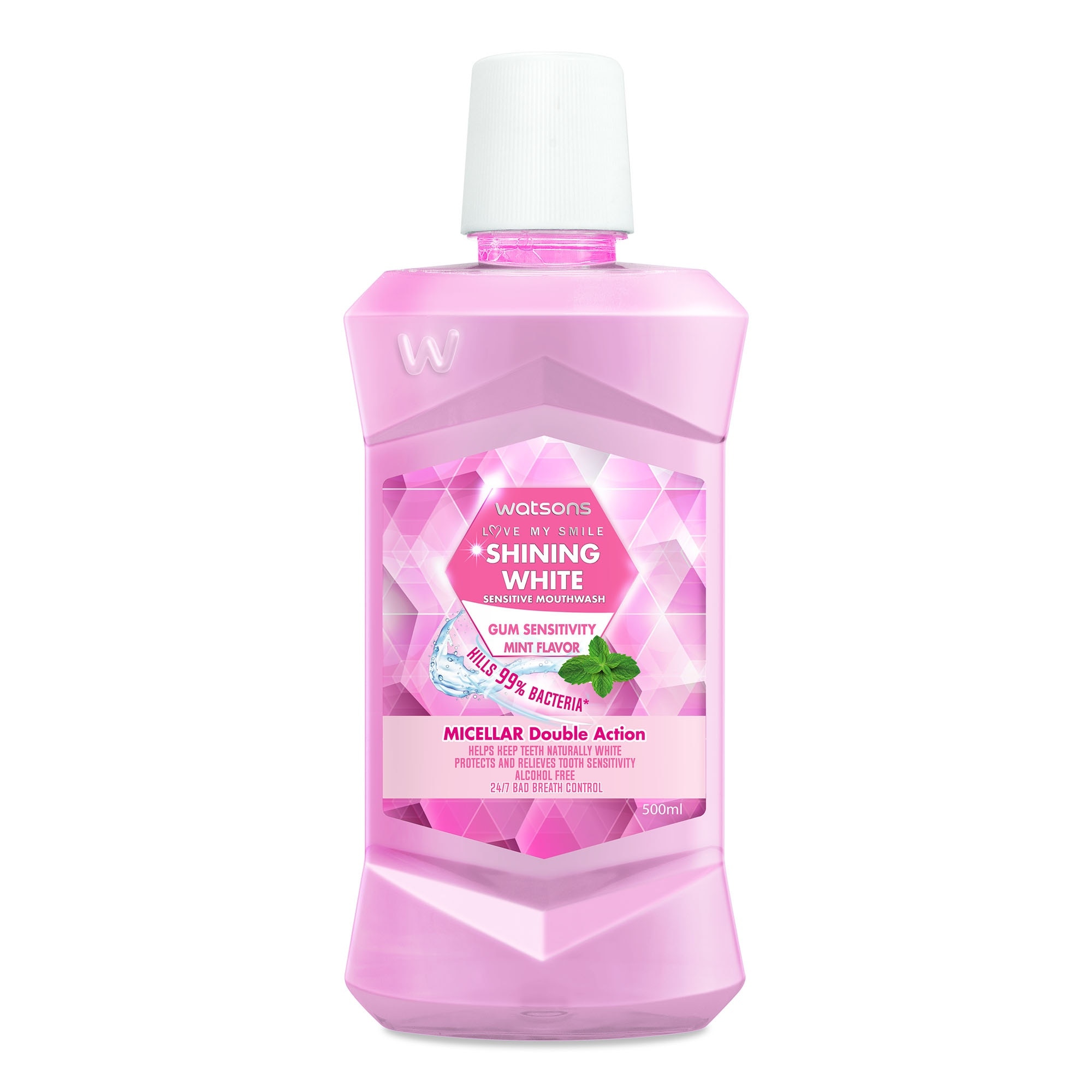 Love My Smile Shining White Gum Sensitivity Mint Flavor 500ml