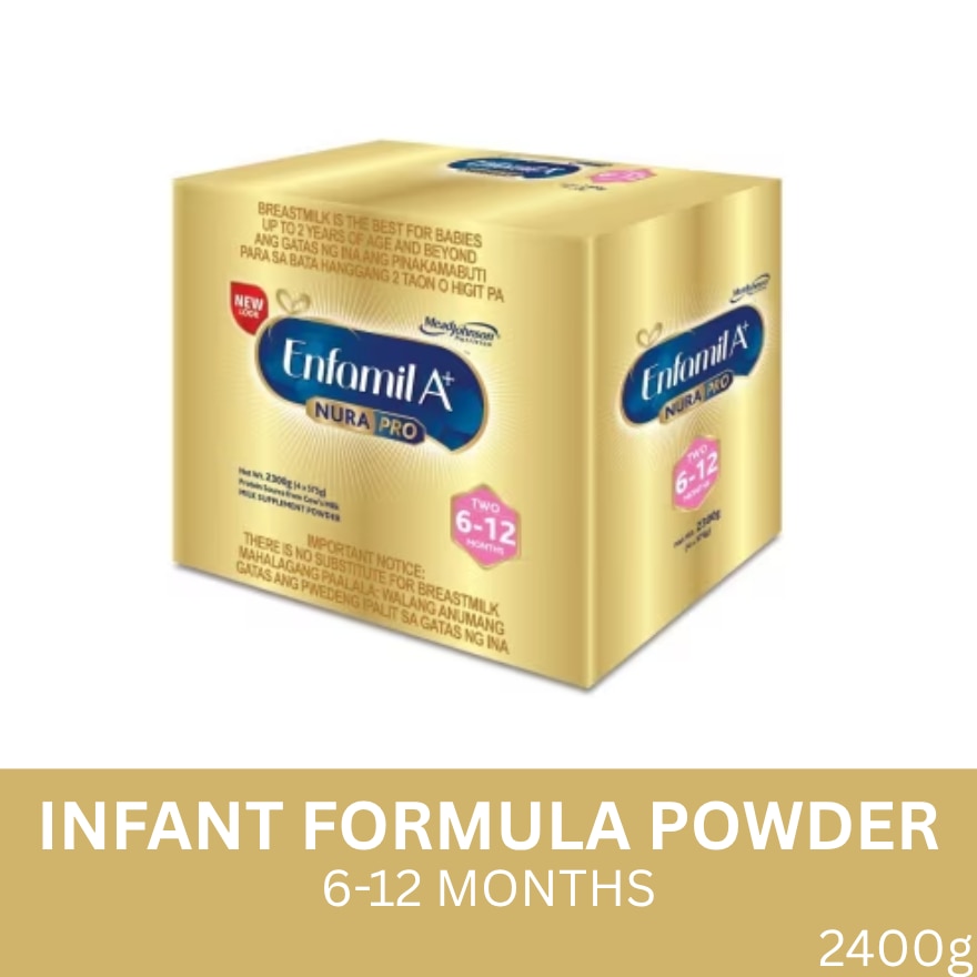 A+ Two NuraPro Powdered Milk Supplement Powder for 6 to 12 Months Old 2.4kg