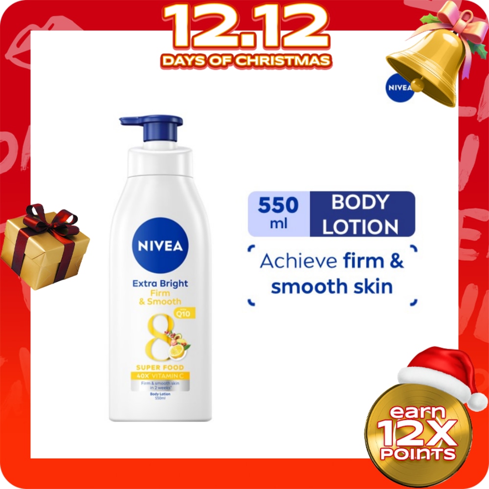 NIVEA Body Extra Bright Firm & Smooth Lotion 550ml
