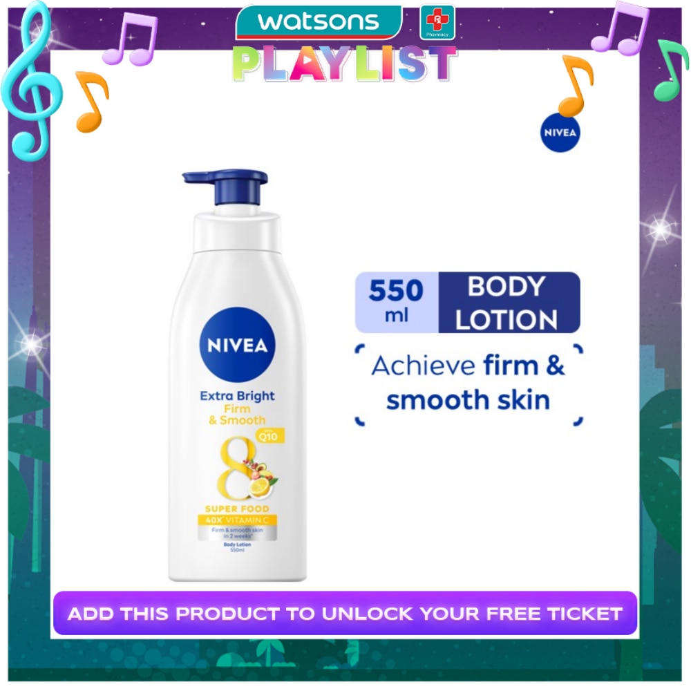 NIVEA Body Extra Bright Firm & Smooth Lotion 550ml