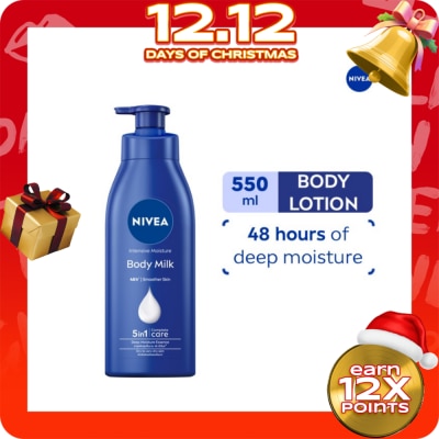 NIVEA Body Lotion Intensive Moisture Body Milk for dry skin 550ml