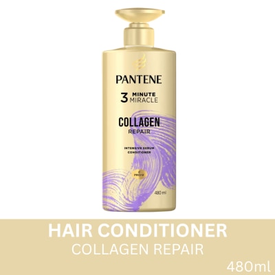 PANTENE Collagen Repair 3-Minute Miracle Conditioner 480ml