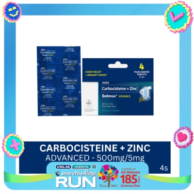 SOLMUX Solmux Advance Carbocisteine + Zinc 4s