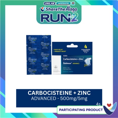 SOLMUX Solmux Advance Carbocisteine + Zinc 4s image
