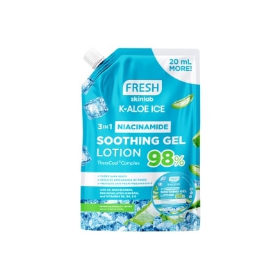 FRESH FRESH K Aloe Ice 3 in 1 Niacinamide Soothing Gel Lotion 120ml
