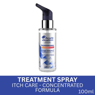 HEAD N SHOULDERS Professional Severe Dandruff Advanced Itch Care Treatment Spray 100ml