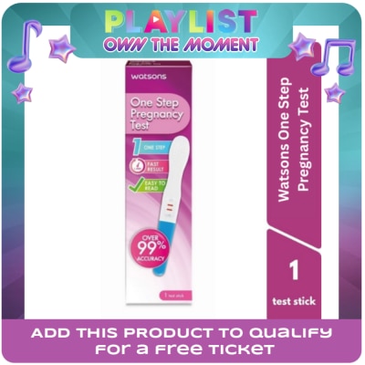 WATSONS - Watsons One Step Pregnancy Test Stick 1S