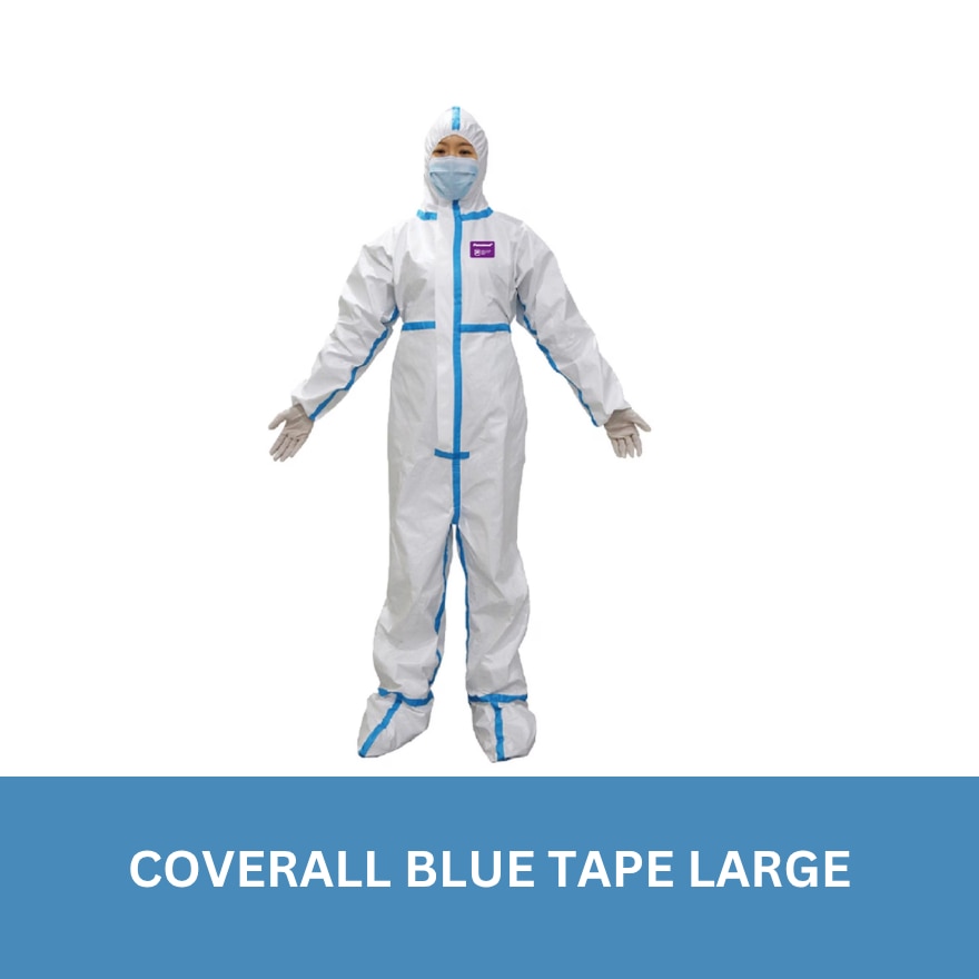 Coverall Blue Tape Large