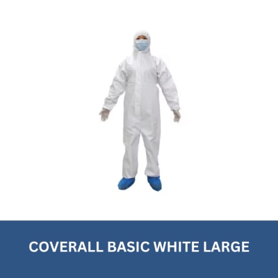 PANAMED Coverall Basic White Large