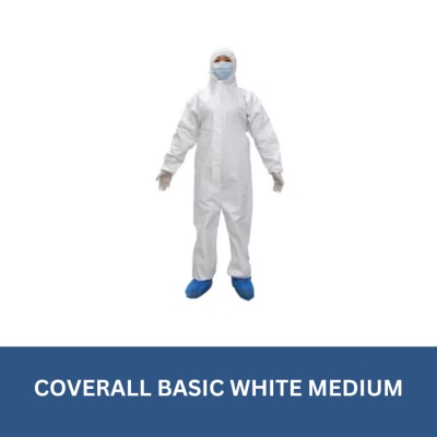PANAMED Coverall Basic White Medium