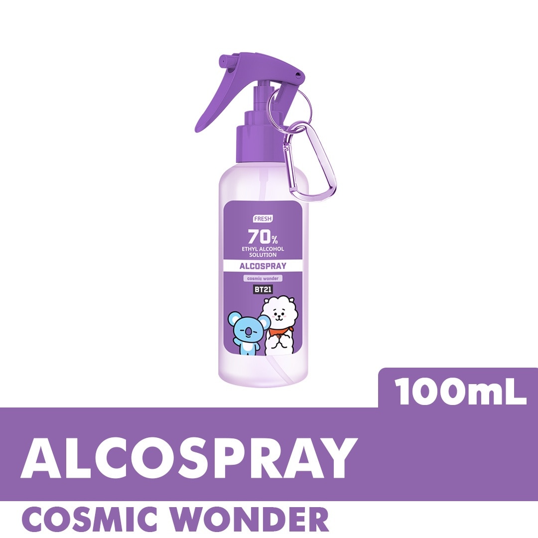 X BT21 Cosmic Wonder Purple Alcospray 100ml