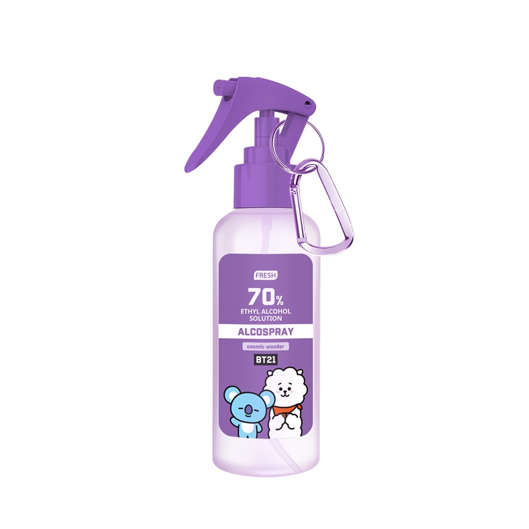 X BT21 Cosmic Wonder Purple Alcospray 100ml