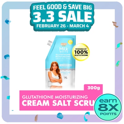 FRESH Skinlab Milk White Glutaboost Salt Scrub 300g