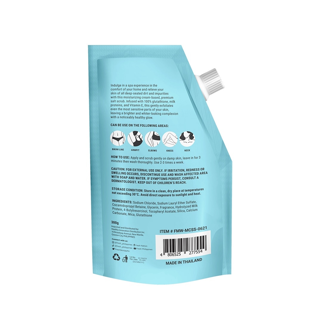 Skinlab Milk White Glutaboost Salt Scrub 300g