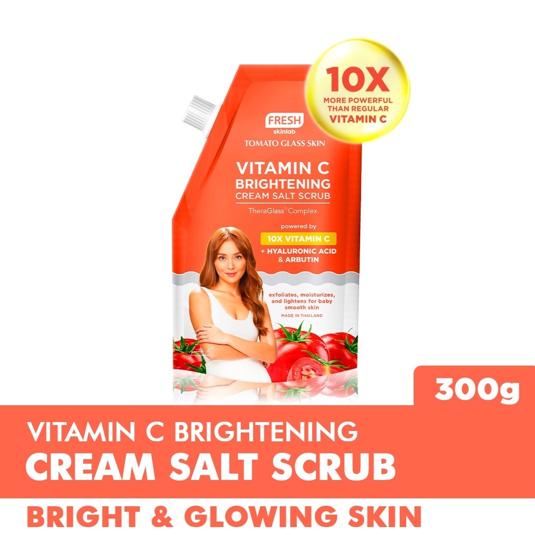 Skinlab Tomato Glass Skin Vitamin C + Arbutin Salt Scrub 300g