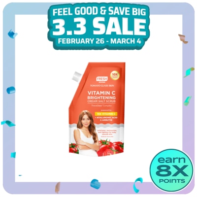 FRESH Fresh Tomato Vitamin C Brightening Cream Salt Scrub 300g