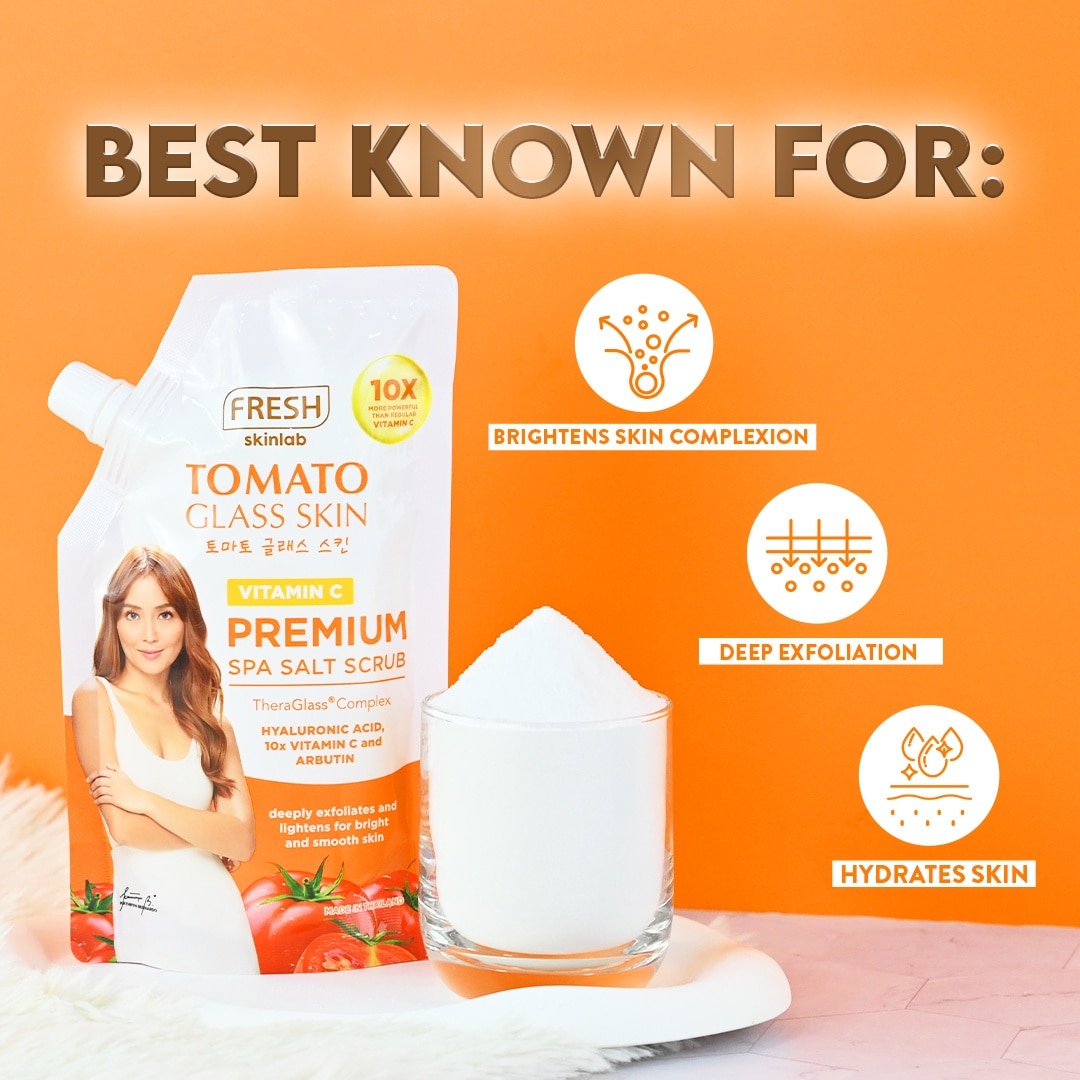 FRESH Skinlab Tomato Glass Skin Vitamin C Premium Salt Scrub 350g