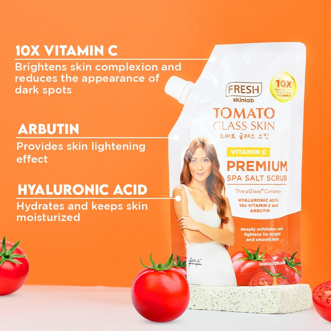 FRESH Skinlab Tomato Glass Skin Vitamin C Premium Salt Scrub 350g
