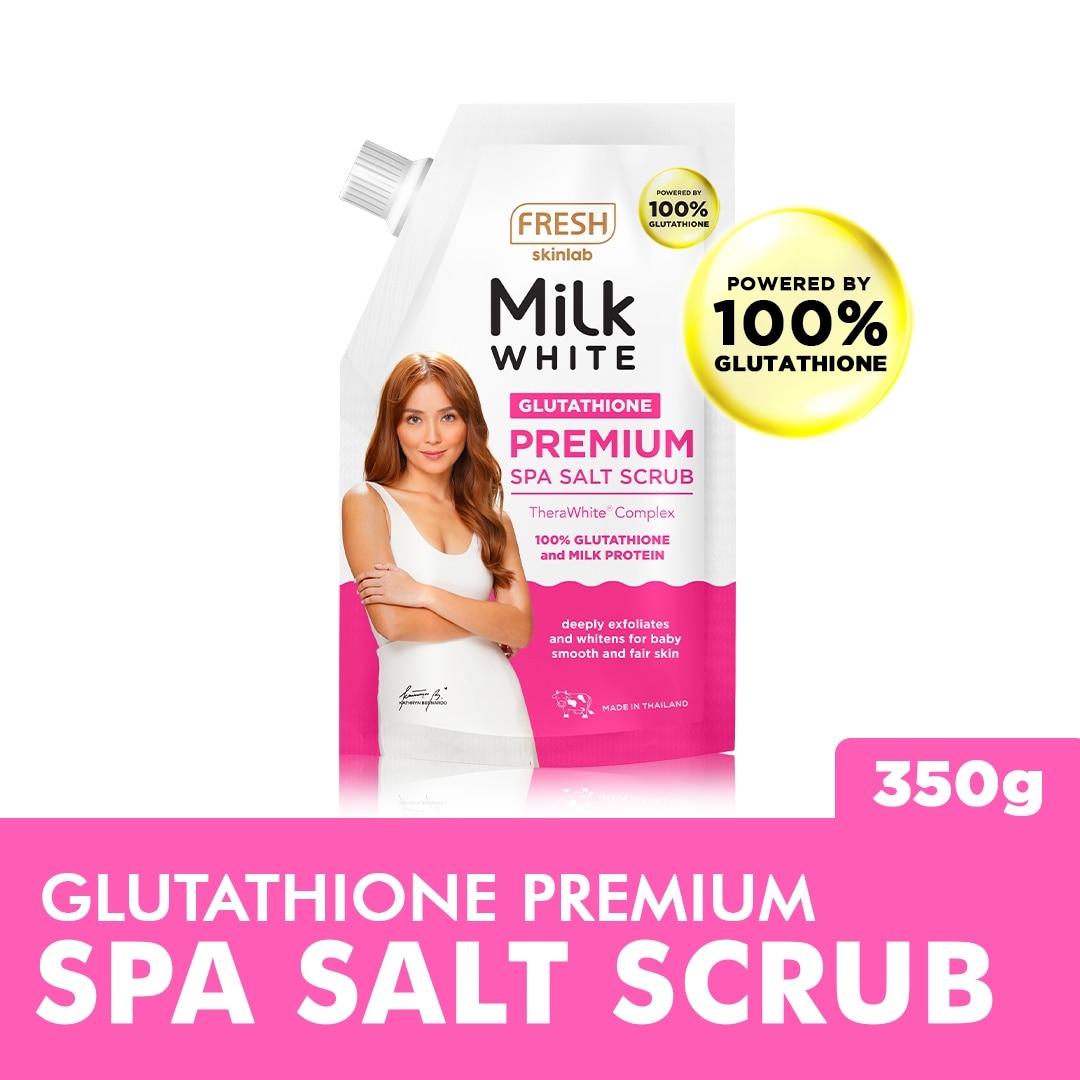 FRESH Skinlab White Milk Glutathione Premium Salt Scrub 350g