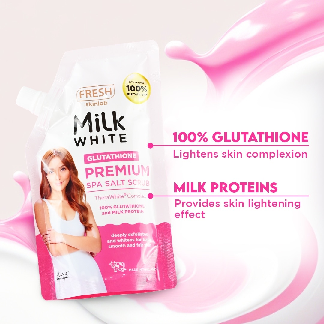 FRESH Skinlab White Milk Glutathione Premium Salt Scrub 350g