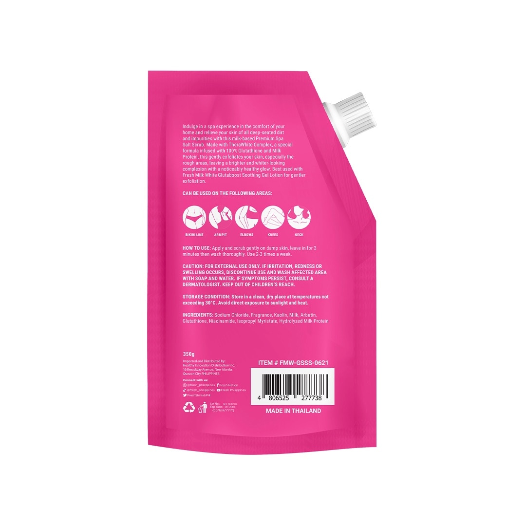 FRESH Skinlab White Milk Glutathione Premium Salt Scrub 350g