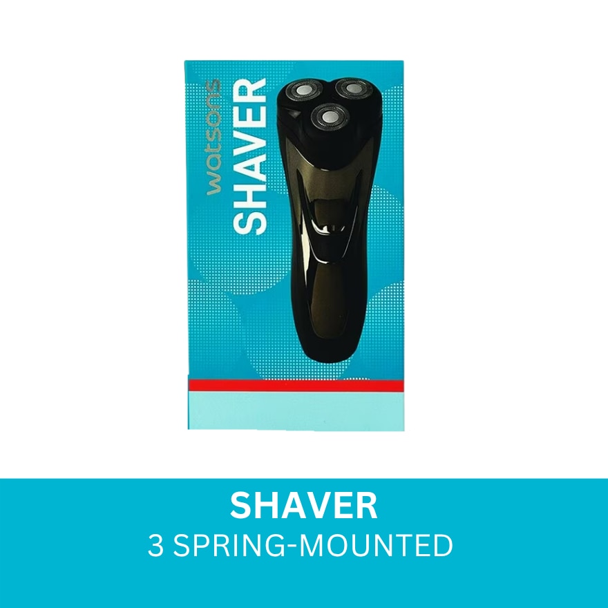 Watsons Men 3 Spring-Mounted Shaver
