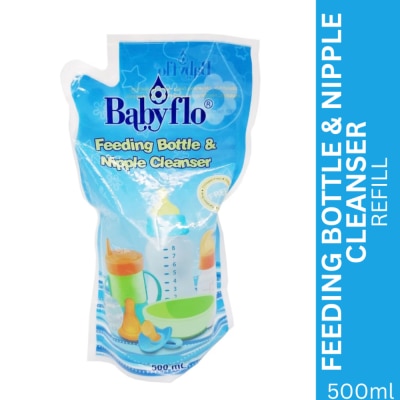 BABYFLO - Feeding Bottle & Nipple Cleanser Refill 500ml