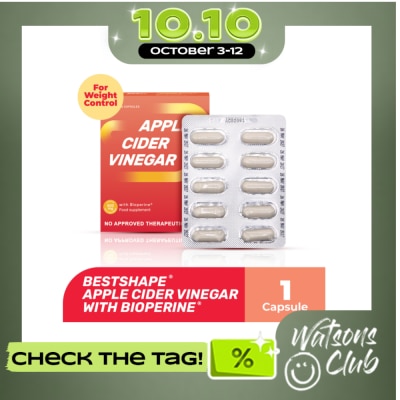 BESTSHAPE Apple Cider Vinegar Capsule 600mg 1s image