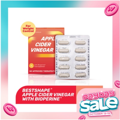 BESTSHAPE Apple Cider Vinegar Capsule 600mg 1s image