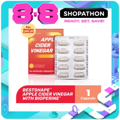 BESTSHAPE - Apple Cider Vinegar Capsule 600mg 1s image