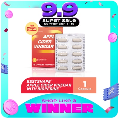 BESTSHAPE - Apple Cider Vinegar Capsule 600mg 1s image