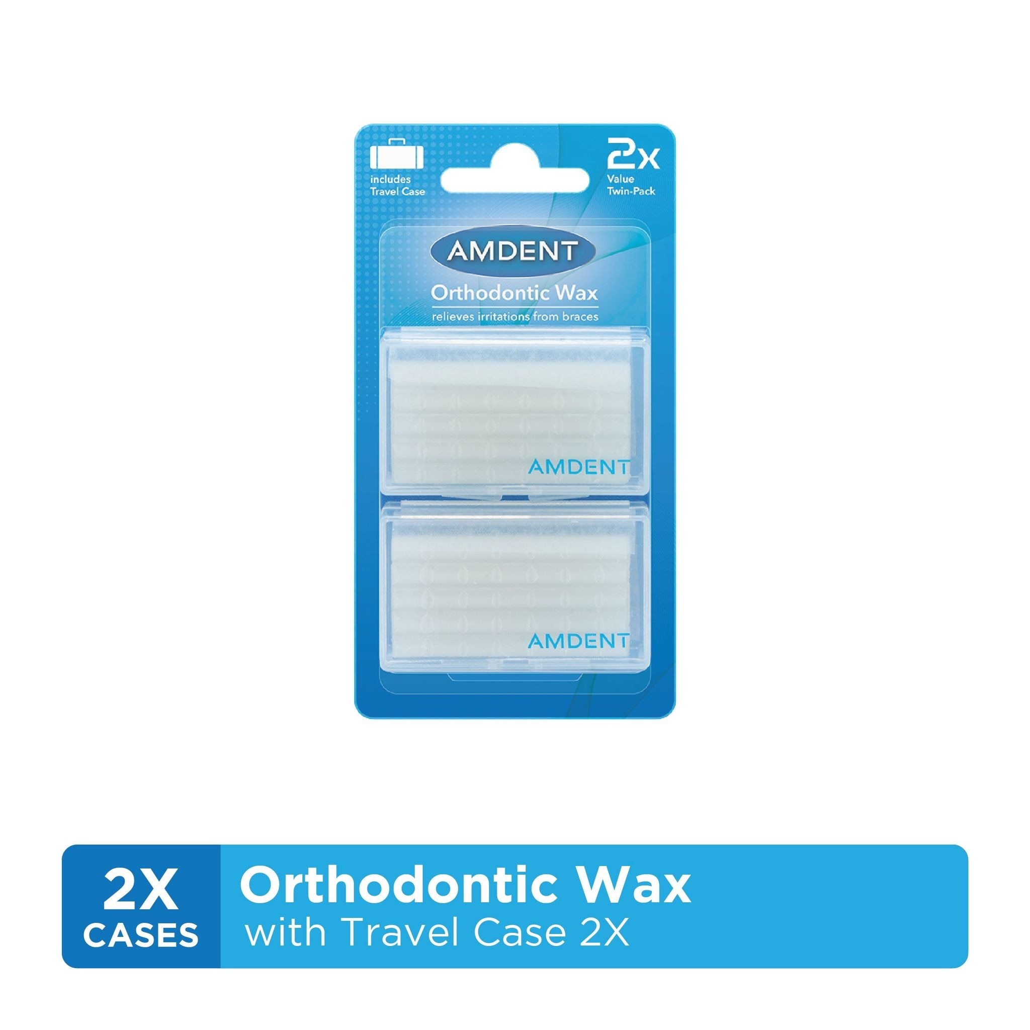 Orthodontic Wax for Braces Twin Pack