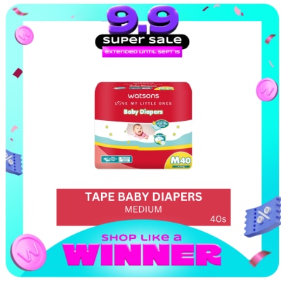 WATSONS - WATSONS Baby Diaper Tape Medium 40s Jumbo Pack image