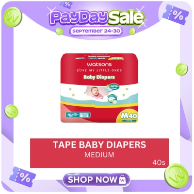 WATSONS WATSONS Baby Diaper Tape Medium 40s Jumbo Pack image