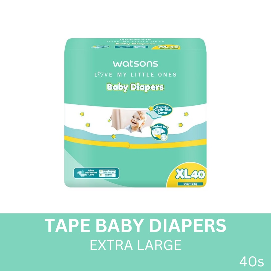 WATSONS Baby Diaper Tape Extra Large 40s Jumbo Pack