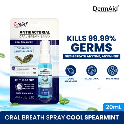 DERMAID C - Relief Antibacterial Oral Breath Spray 20ML