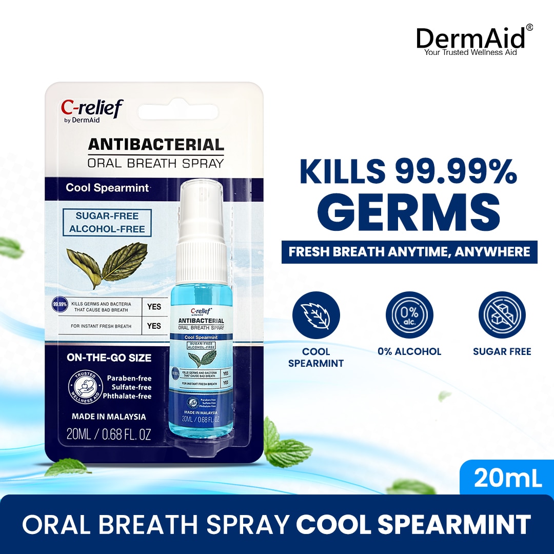 C - Relief Antibacterial Oral Breath Spray 20ML