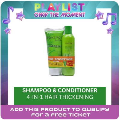 PREGROE - PREGROE Shampoo 250ml And Conditioner 200ml Save P99