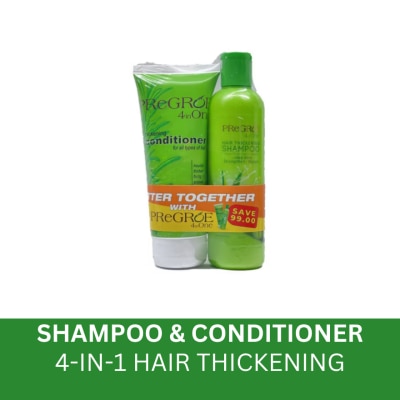 PREGROE PREGROE Shampoo 250ml And Conditioner 200ml Save P99