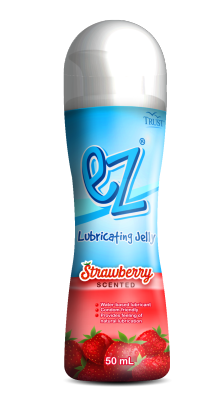 EZ Lubricating Jelly Strawberry Scent 50ML