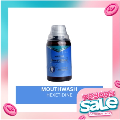 WATSONS Hexetidine Oral Antiseptic Mouthwash 120ml image