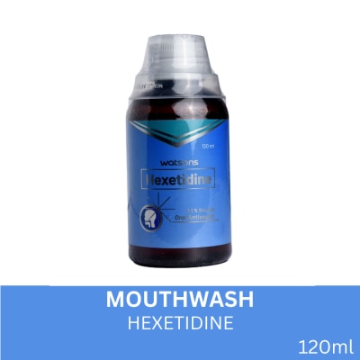 WATSONS Hexetidine Oral Antiseptic Mouthwash 120ml